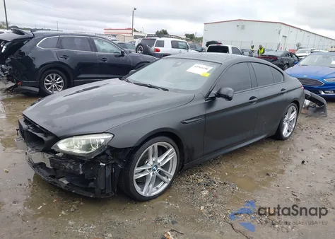 2013 BMW 650I Gran Coupe из США, поврежденный, VIN WBA6B2C55DD128236